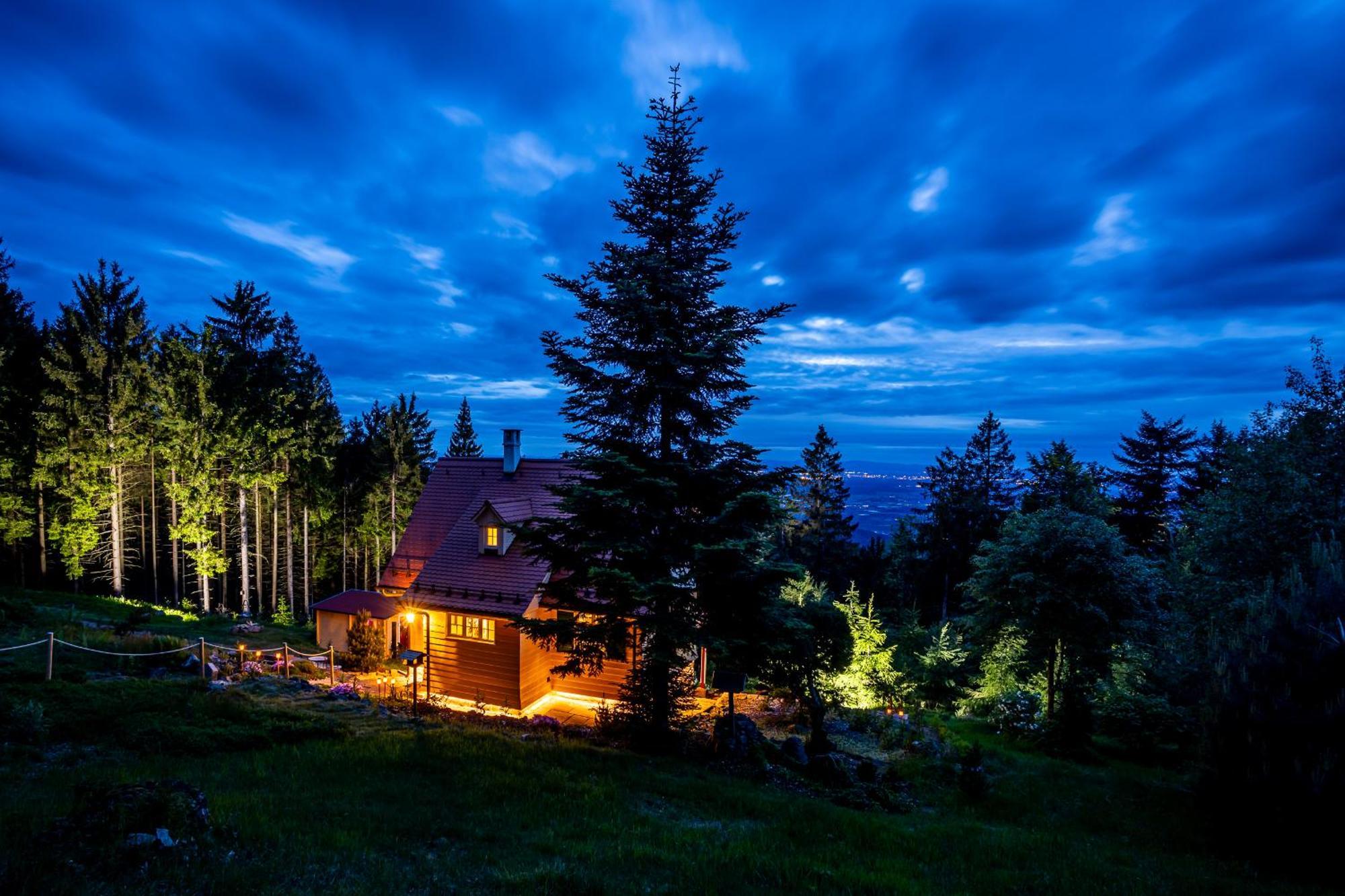 Sonnenhaeusle - Natur. Fernblick. Panorama-Sauna. Sasbachwalden Extérieur photo