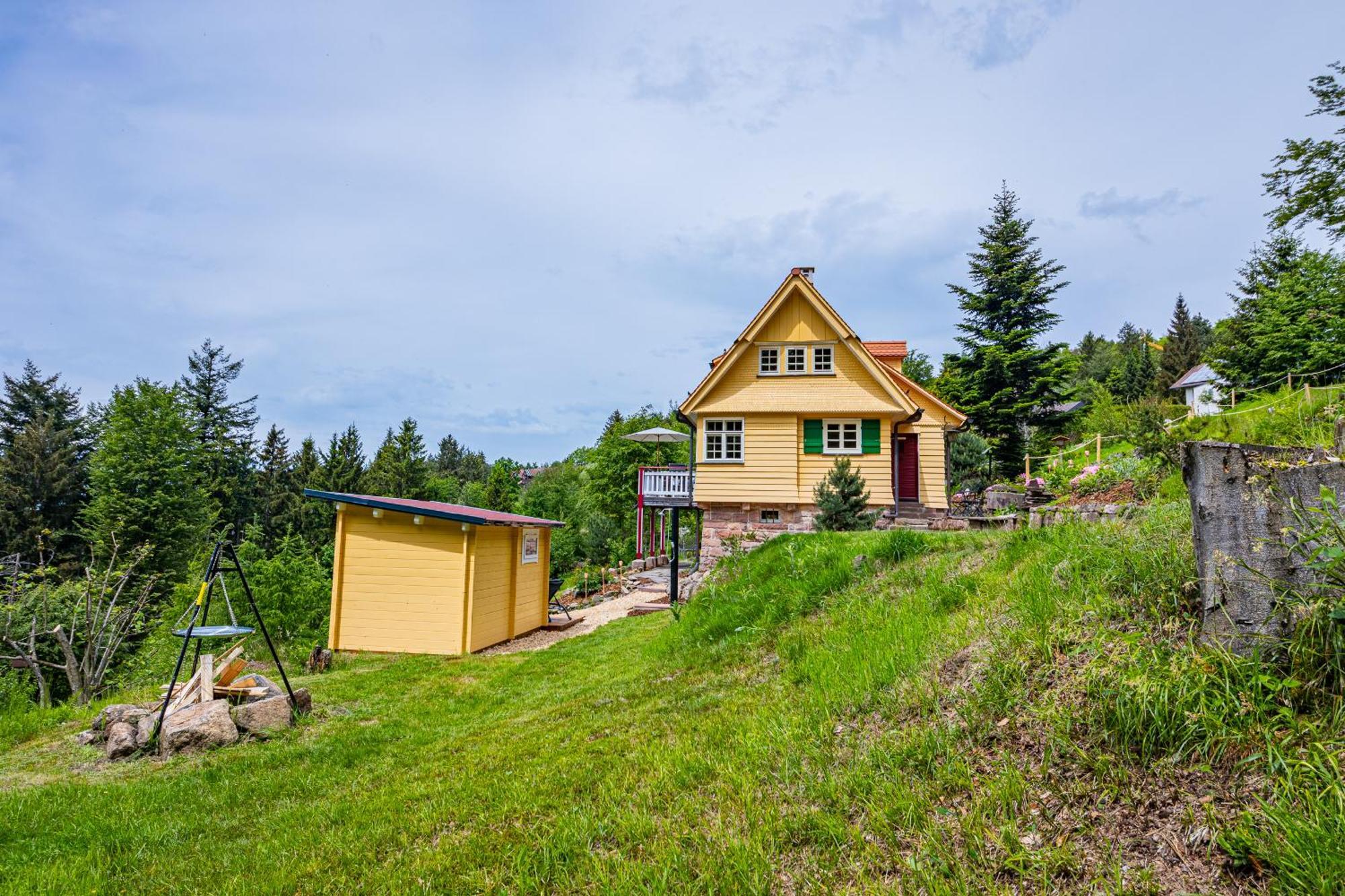 Sonnenhaeusle - Natur. Fernblick. Panorama-Sauna. Sasbachwalden Extérieur photo