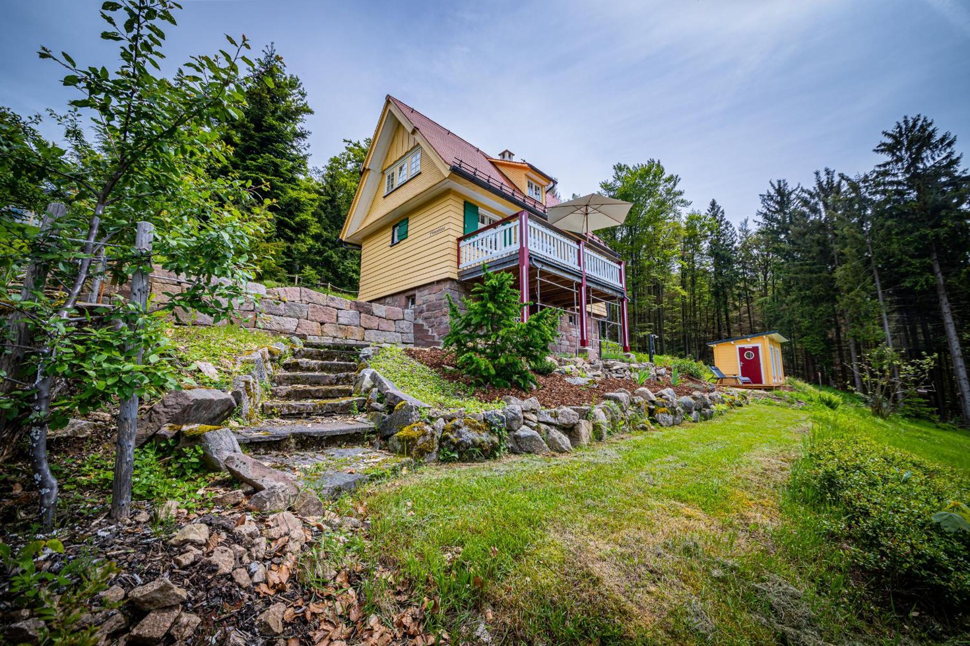 Sonnenhaeusle - Natur. Fernblick. Panorama-Sauna. Sasbachwalden Extérieur photo