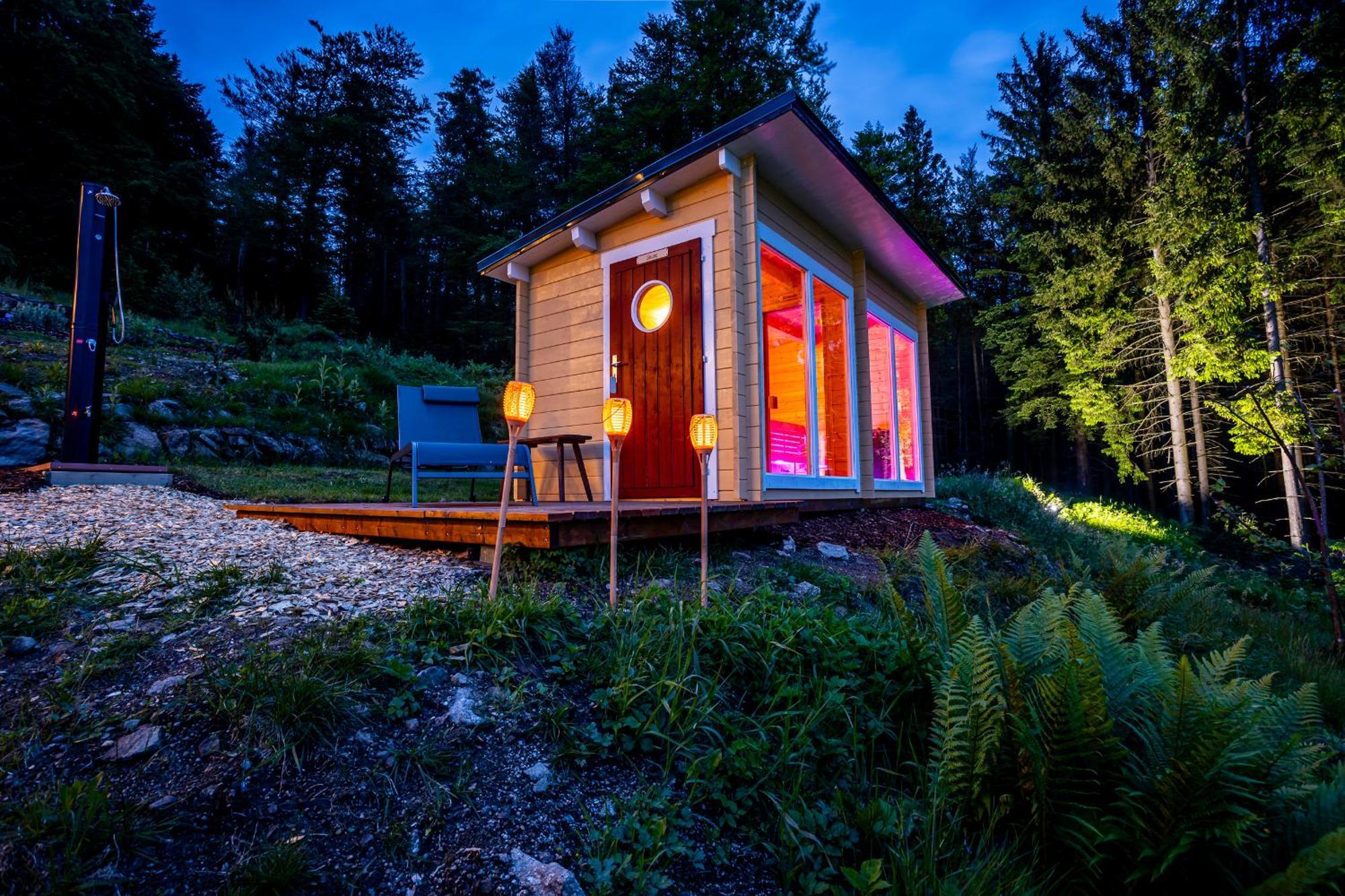 Sonnenhaeusle - Natur. Fernblick. Panorama-Sauna. Sasbachwalden Extérieur photo