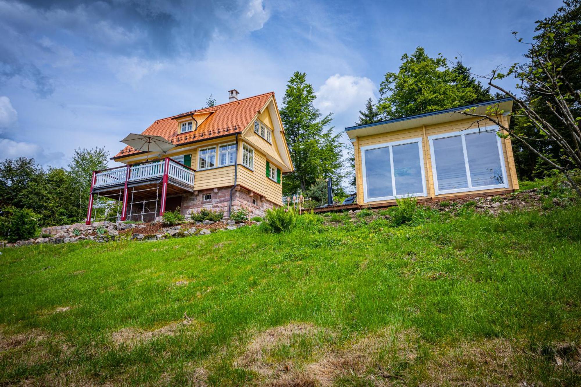 Sonnenhaeusle - Natur. Fernblick. Panorama-Sauna. Sasbachwalden Extérieur photo