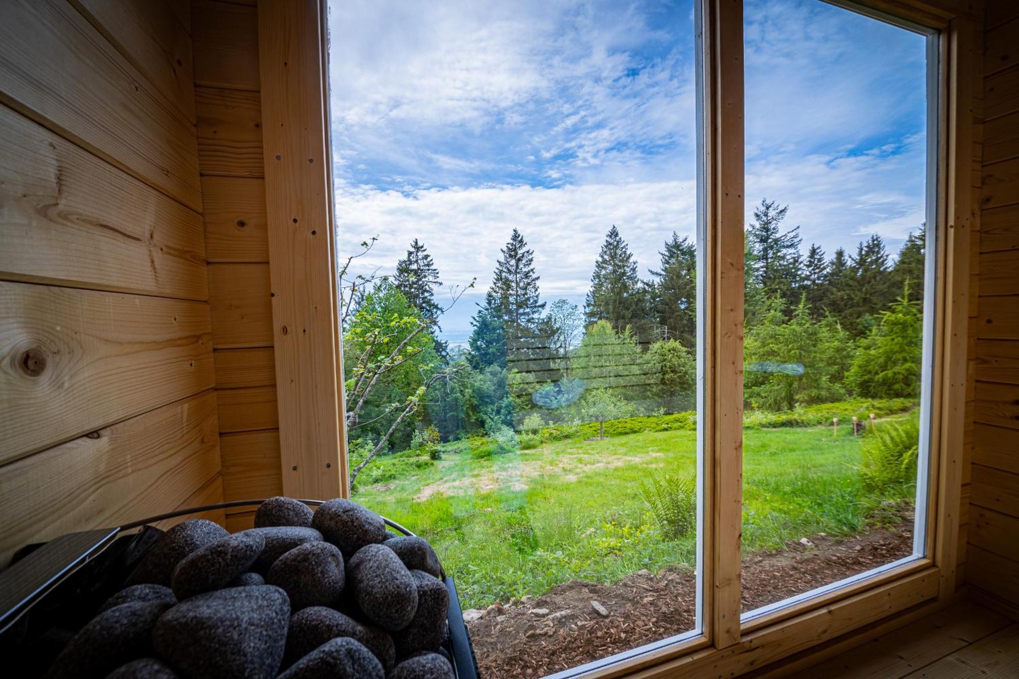 Sonnenhaeusle - Natur. Fernblick. Panorama-Sauna. Sasbachwalden Extérieur photo